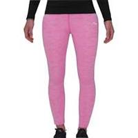 More Mile Heather Girls Running Tights Pink Junior Kids Lightweight Run Sports