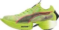 Puma Fast-R Nitro Elite 2 Mens Running Shoes Green Carbon Plated Racing Trainers