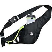 Six Peaks Running Waist Belt With Bottle Holder Black Hydration Waist Bag Padded