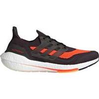 adidas Ultra Boost 21 Mens Running Shoes Black Cushioned Sports Comfort Trainers