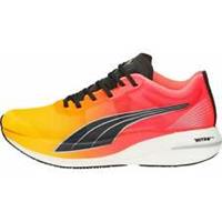 Puma Deviate Nitro Elite Womens Running Shoes Yellow Carbon Plated Run Trainers