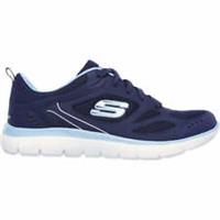 Skechers Summits Suited Womens Training Shoes Navy Gym Workout Fitness Trainers