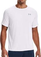 Under Armour Tech 2.0 Mens Training Top White Short Sleeve Gym Excerise T-Shirt - L Regular