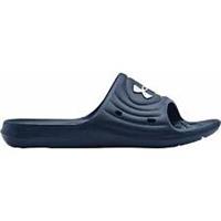 Under Armour Locker IV Sliders Navy Mens Slip On Pool Gym Shower Sports Slides