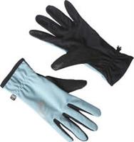 Asics Winter Performance Running Gloves Blue Reflective Mens Womens