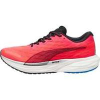 Puma Deviate Nitro 2 Mens Running Shoes Red Cushioned Carbon Sports Run Trainers