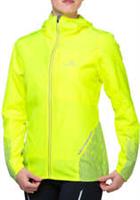 Ronhill Tech Reflect Womens Running Jacket Yellow Hooded Run Lightweight Ladies - L Regular