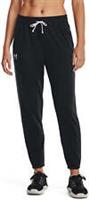 Under Armour Rival Terry Womens Training Joggers Black Pockets Sports Sweatpants