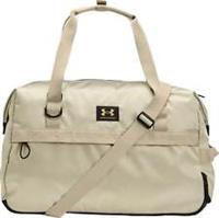 Under Armour Studio Womens Holdall Cream Gym Zip Pocket Travel Training Bag