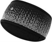 Ronhill Reflect Running Headband Black Thermal Reflective Headwear Mens Womens