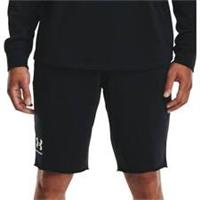 Under Armour Rival Terry Mens Training Shorts Black Gym Excerise Workout Fitness