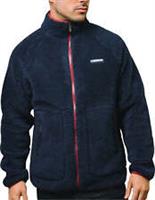 Lambretta Sherpa Mens Fleece Jacket Blue Stylish Full Zip With Pockets