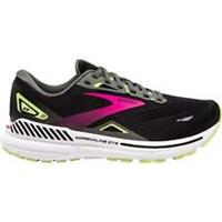 Brooks Adrenaline GTS 23 WIDE FIT Womens Running Shoes Black Support Trainers