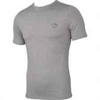 More Mile Warrior Mens Fitted Training Top Grey Short Sleeve Gym Workout T-Shirt