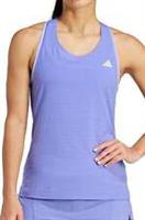 adidas Adizero Womens Running Vest Blue Run Lightweight Sleeveless Tank Top - L Regular