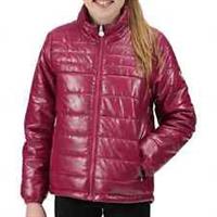 Regatta Freezeway III Junior Insulated Jacket Pink Kids Reflective Padded Coat