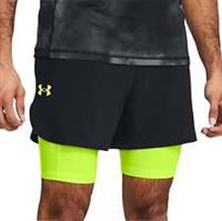 Under Armour Vanish Elite Mens Running Shorts Black 2 In 1 Compression Run - S Regular