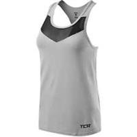 TCA MeshLuxe Womens Running Vest Grey Run Lightweight Breathable Tank Top Ladies