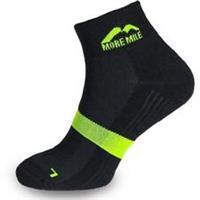 More Mile Preventer Double Layer Running Socks Black Mens Support Sports Run