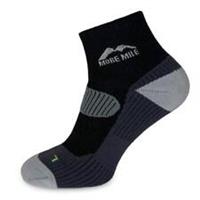 More Mile London Running Socks Black Cushioned Anti Blister Support Sports Run