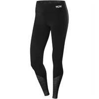 TCA Impulse Womens Running Tights Black Printed Run Sports Training Jogging Gym - S Regular