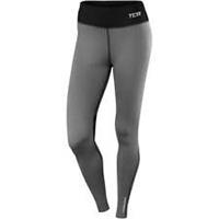 TCA SuperThermal Performance Womens Running Tights Grey Thermal Run Sports - M Regular