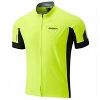 Madison RoadRace Windtech Mens Windproof Road Cycling Jersey Yellow Bike Top - S Regular