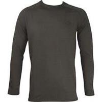 More Mile Train To Run Mens Running Top Grey Long Sleeve Breathable Reflective - M Regular