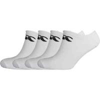 Canterbury Low Cut 4 Pack Cotton Sports Socks White Mens Gym No Show Training
