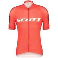 Scott RC Pro Mens Cycling Jersey Red Short Sleeve Bike Ride Water Repellent Top - XL Regular