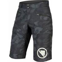 Endura SingleTrack II Mens Baggy Cycling Shorts Black Camo Bike Ride Short