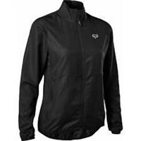 Fox Ranger Wind Womens Cycling Jacket Black Reflective Hi Vis MTB Mountain Bike