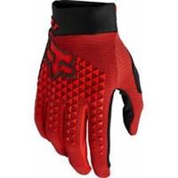 Fox Defend Full Finger Cycling Gloves Red MTB Mountain Bike Ride Comfort Cycle