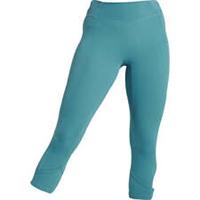 Gymshark Studio Cropped Womens Training Tights Blue 3/4 Gym Workout Fitness - S Regular