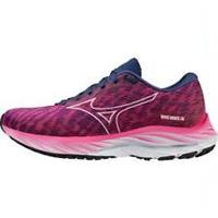 Mizuno Wave Rider 26 Womens Running Shoes Pink Cushioned Comfort Sports Trainers