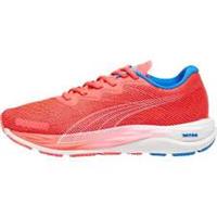 Puma Velocity Nitro 2 Womens Running Shoes Red Cushioned Comfort Sports Trainers