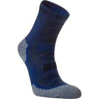 Hilly Supreme Anklet Max Running Socks Blue Mens Cushioned Anti Blister Sports