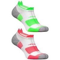 Sub Sports Elite R360 2 Pack Running Socks White Mens Cushioned Anti Blister