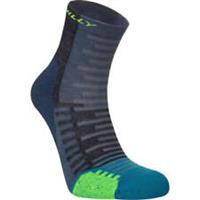 Hilly Active Anklet Running Socks Navy Cushioned Ankle Length Sports Training