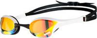 Arena Cobra Ultra Swipe Mirror Swimming Goggles White UV Protection Swim Eyewear