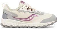 Saucony Peregrine KDZ Junior Trail Running Shoes Cream Kids Offroad All-Terrain