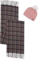 Craghoppers Penelope Womens Hat And Scarf Set Pink Ladies