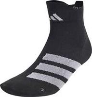 adidas Run X Adizero Running Socks Black Cushioned Arch Support Ankle Length