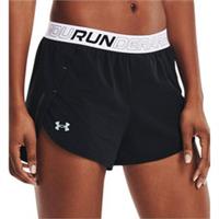 Under Armour Draft Womens Running Shorts Black Breathable Reflective Run Jogging