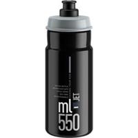 Elite Jet Biodegradable 550ml Water Bottle Black Cycling Hydration Drinks