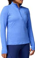 Brooks Dash 2.0 Womens Running Top Blue Long Sleeve Half Zip Run Breathable - S Regular