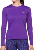 Ronhill Core Womens Running Top Purple Long Sleeve Run Lightweight Breathable - L Regular