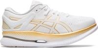 Asics MetaRide Womens Running Shoes White Cushioned Comfort Sports Run Trainers