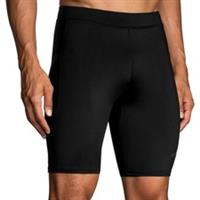 Brooks Source Mens Short Tights Black 9 Inch Running Fitted Sports Run Shorts - L Regular