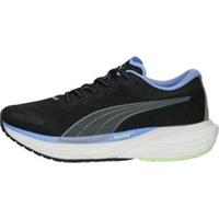 Puma Deviate Nitro 2 Womens Running Shoes Black Cushioned Carbon Sports Trainers